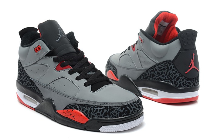 Nouveautes Air Jordan Spizike 3.5 Chaussures Hommes Gris Noir (3)